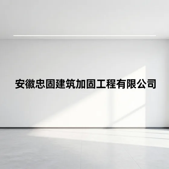 安徽忠固建筑加固工程有限公司